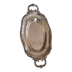 Légumier en métal argenté