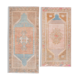 Paire de tapis, 43x82 - 43x91cm