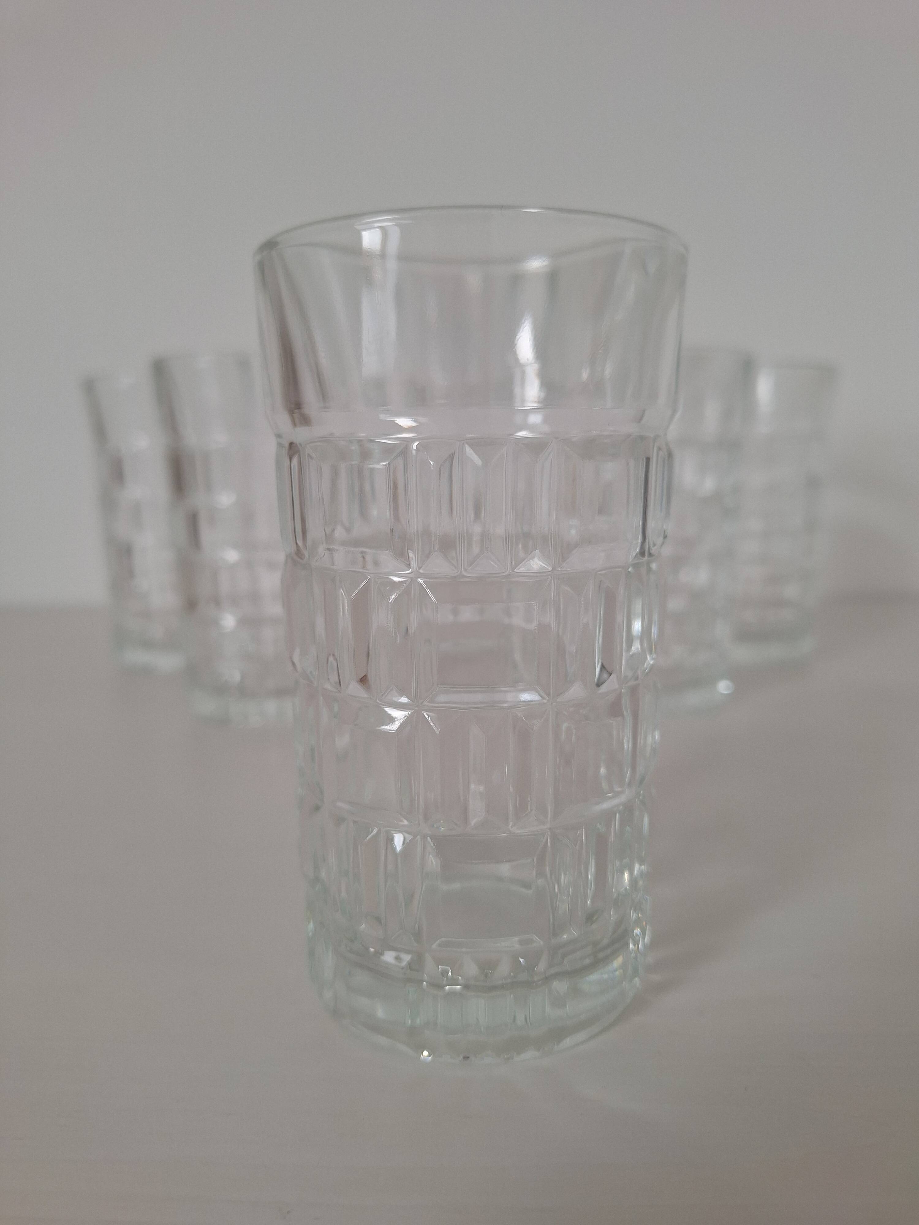 6 Verres Préfontaines vintage