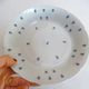10 deep plates Limoges GDA porcelain with blue cornflowers 1930 Ø 19 cm
