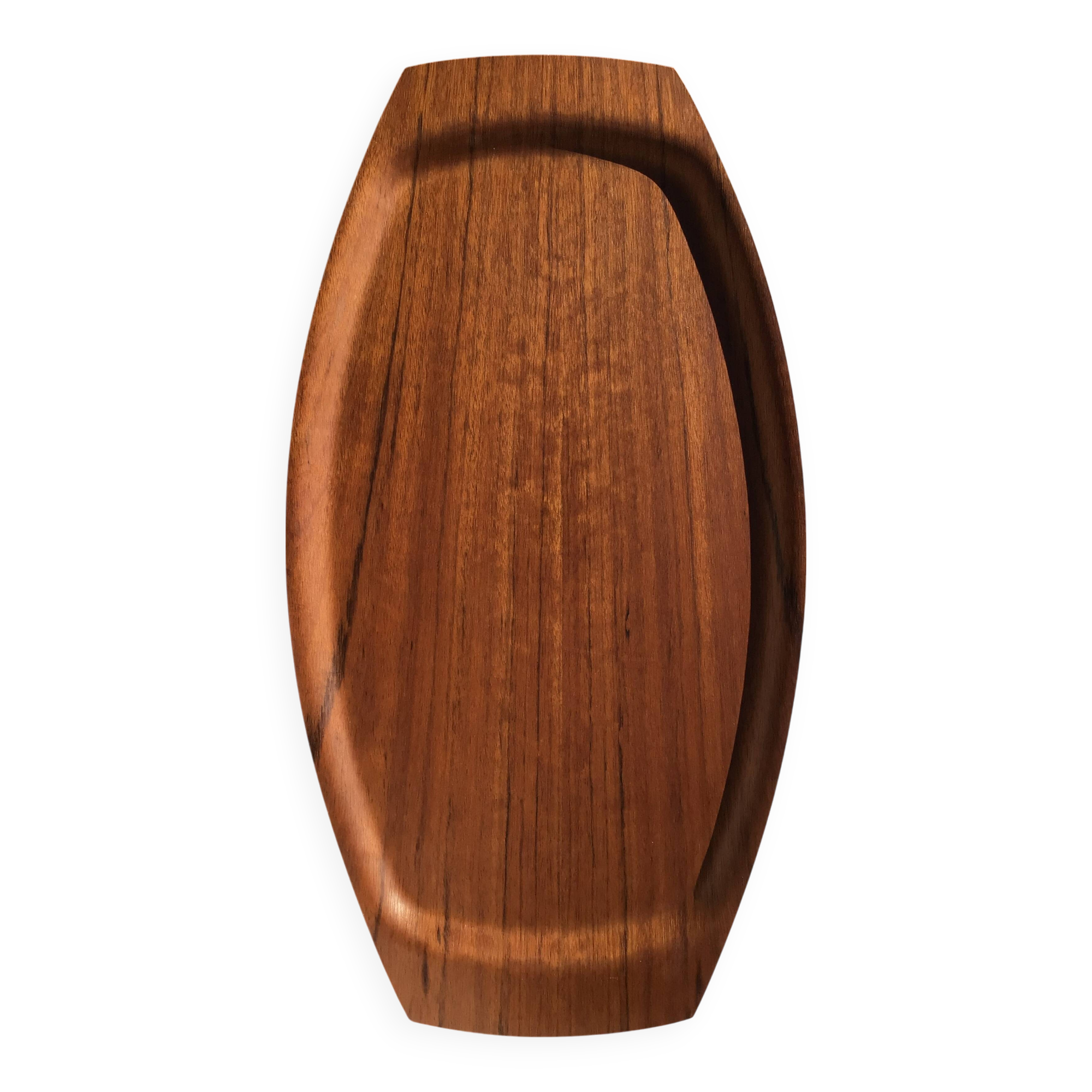 Plateau teck placage 60’s scandinave
