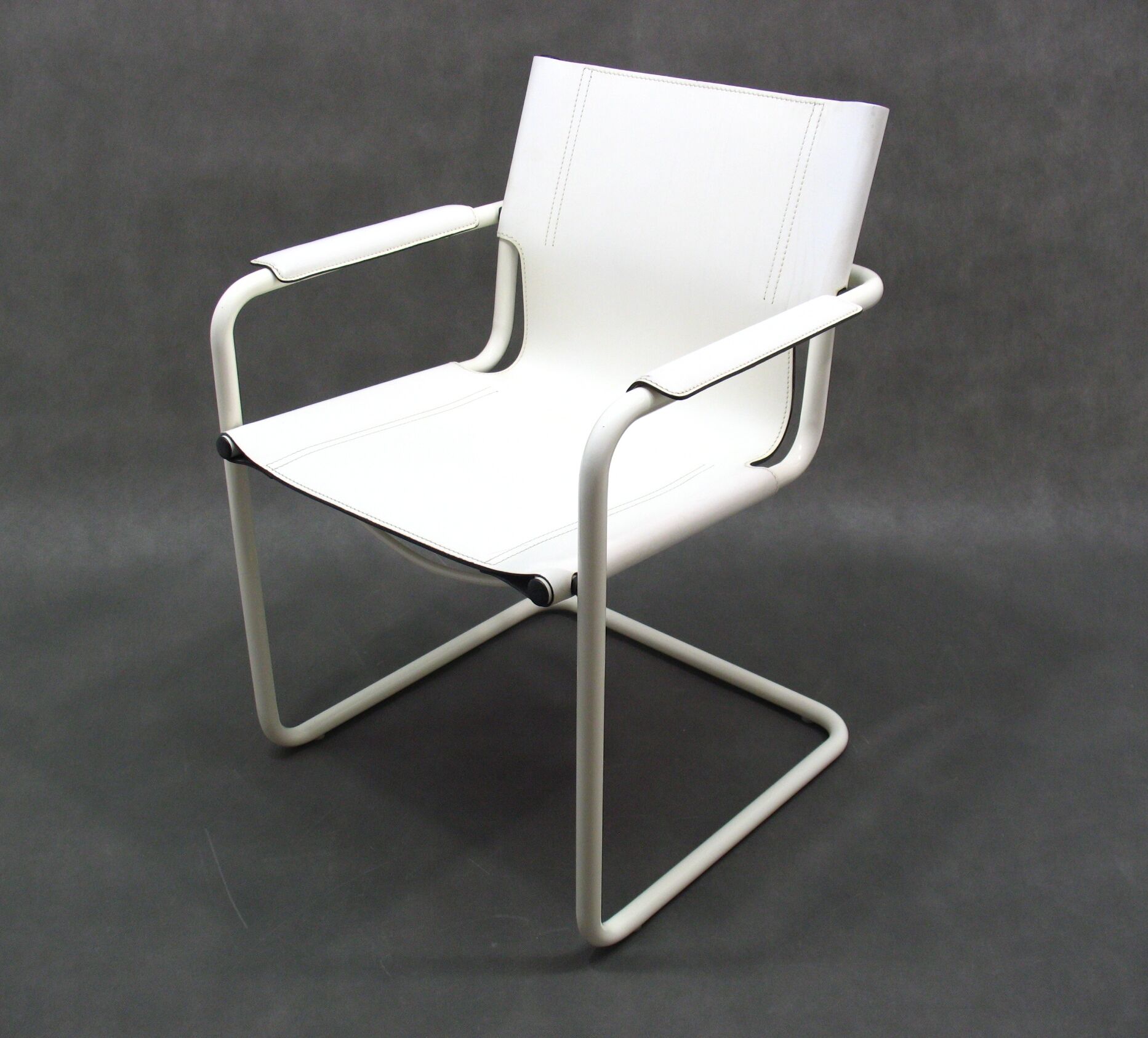 Tubular Bauhaus armchair, Italy, 1980s