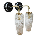 Pair of tulip wall lights