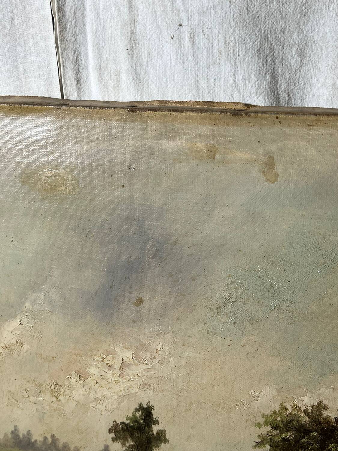 Pair of oils on canvas