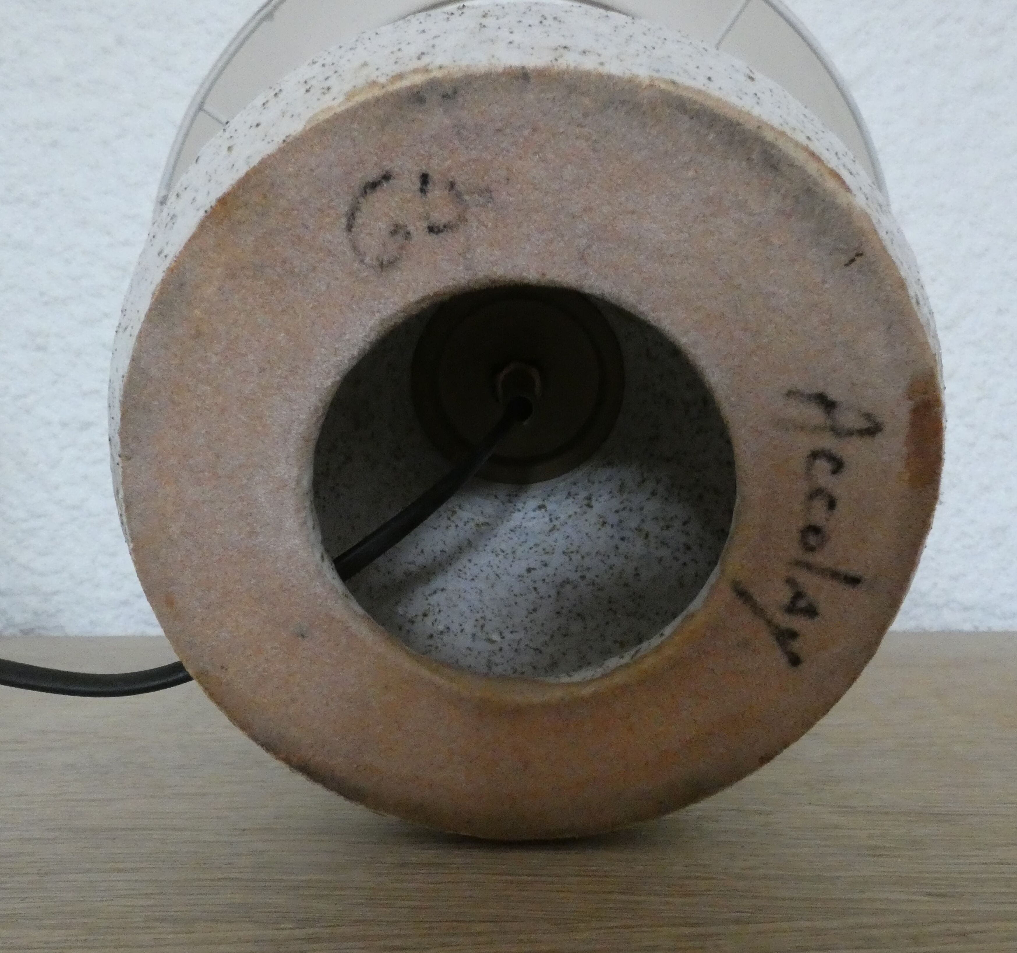 Accolay ceramic table lamp circa 1950