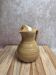 Vintage beige glazed stoneware jug – original shape