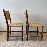 Pair of mulched chairs
