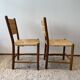 Pair of mulched chairs