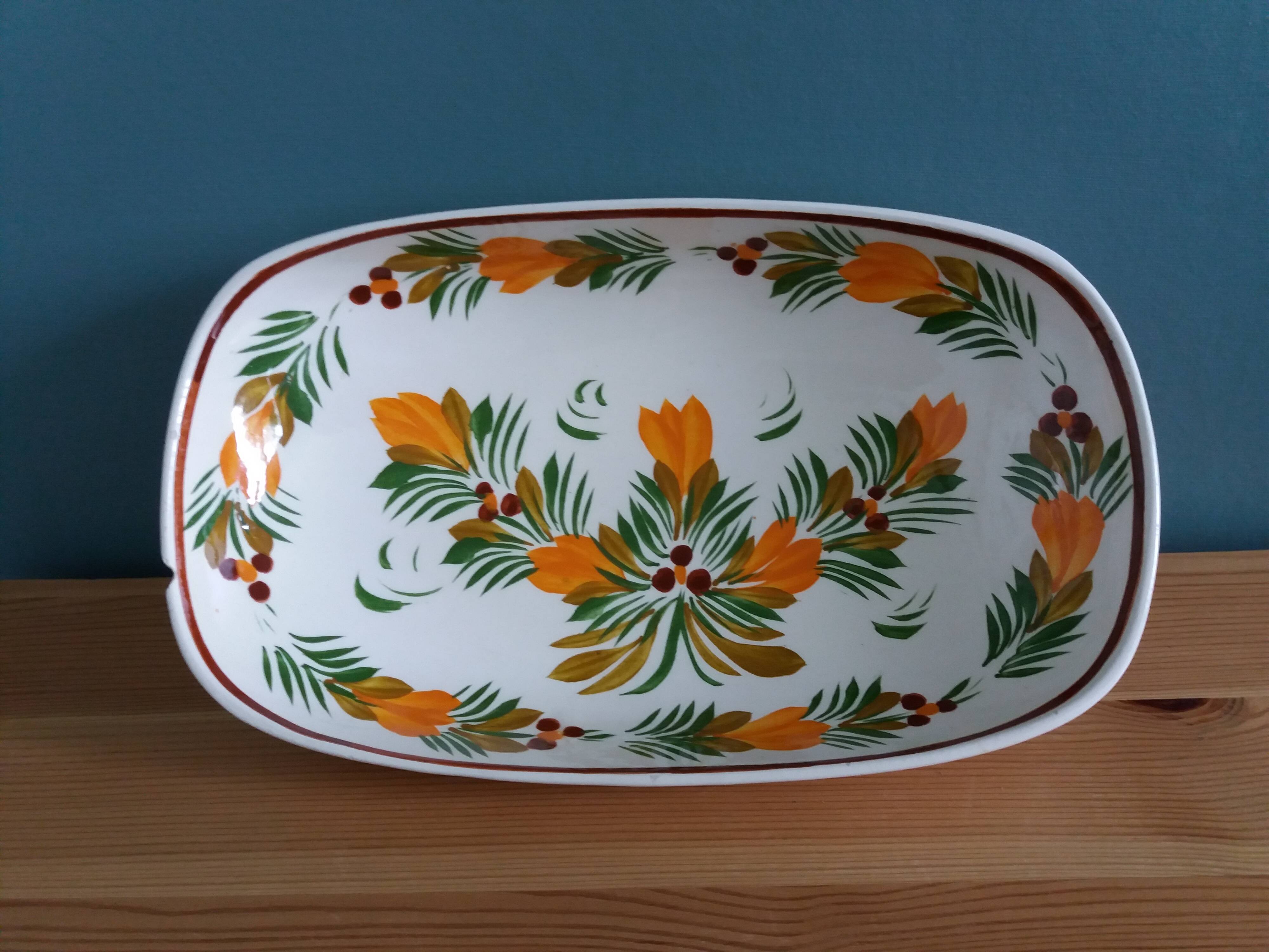 HB Henriot Quimper signed 70s ramekin empty pocket