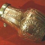 Old hull copper and brass repelled rock decoration XVIII XIX th