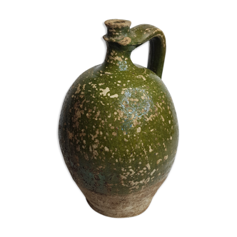 Old glazed terracotta jar, 33 cm