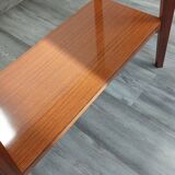 Console side table with compass legs