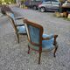 Pair of Louis XV style cabriolet armchairs