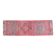1970s Turkish Oushak Handmade Wool Cotton Pink Area Rug 86x276