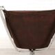 2 chauffeuses vintage Falcon en cuir par Sigurd Ressell