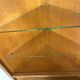 Vintage corner display bookshelf