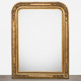 Golden Louis Philippe Flower Mirror