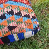 Moroccan carpet pouf