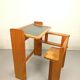 Foldable children's desk in pine 1970