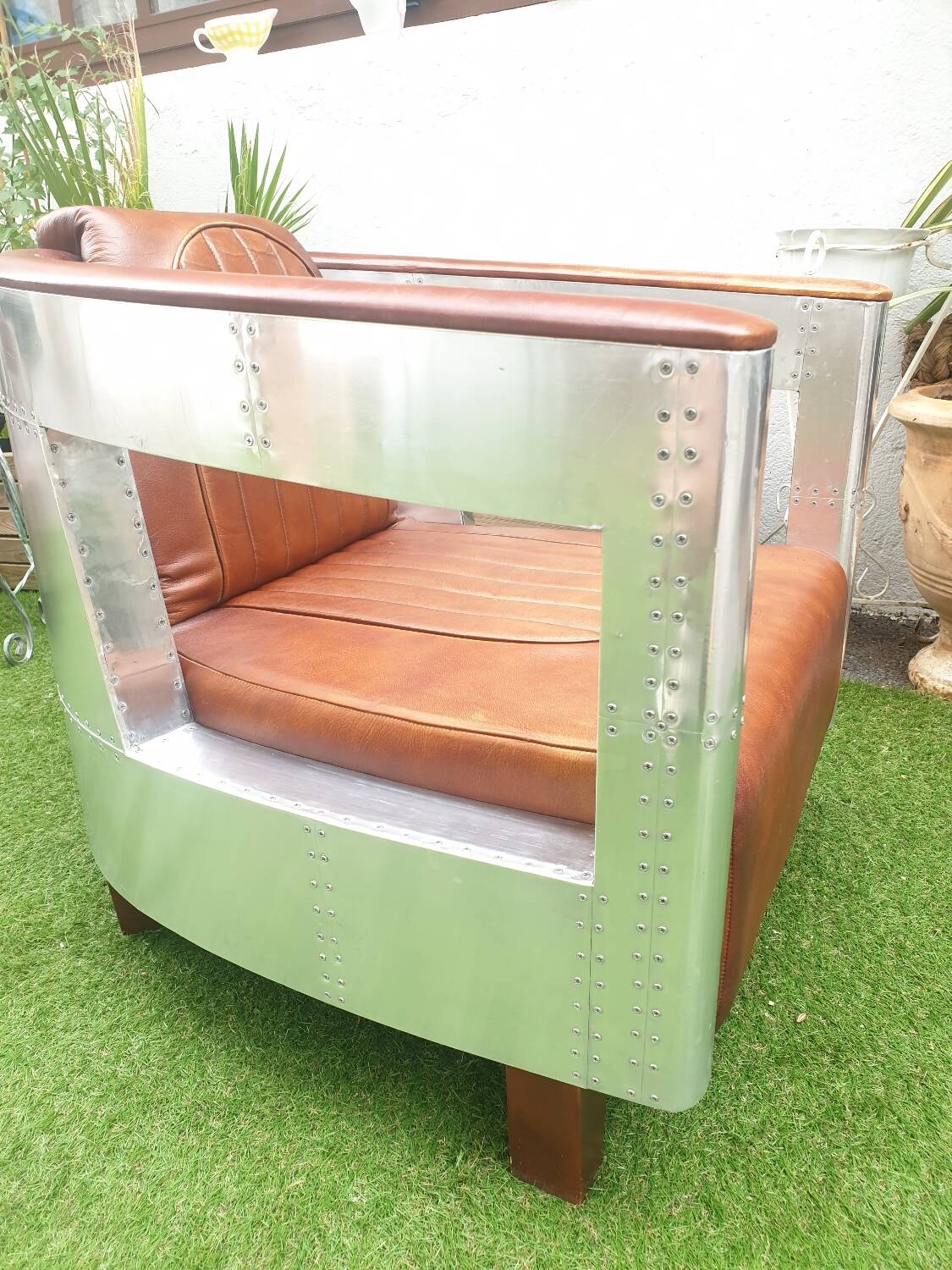 Set of Two Aviator Armchairs