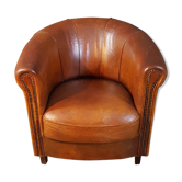 Fauteuil Joris Club en peau de mouton