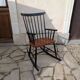Vintage Scandinavian rocking chair