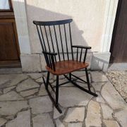 Rocking-chair scandinave vintage