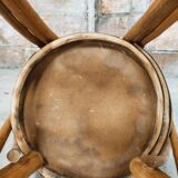 Children's armchair in chestnut basketry