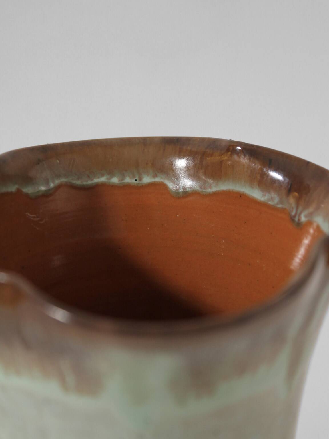 Christer Heijl Art Deco Turquoise Ceramic Vase, Sweden, 1930s