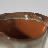 Christer Heijl Art Deco Turquoise Ceramic Vase, Sweden, 1930s