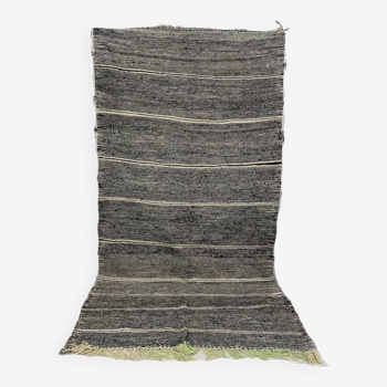 Handmade wool Berber rug 260 X 110 CM