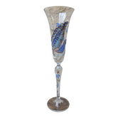 Flute à champagne Paul Nagel collection rêveries modèle Pégase peint main
