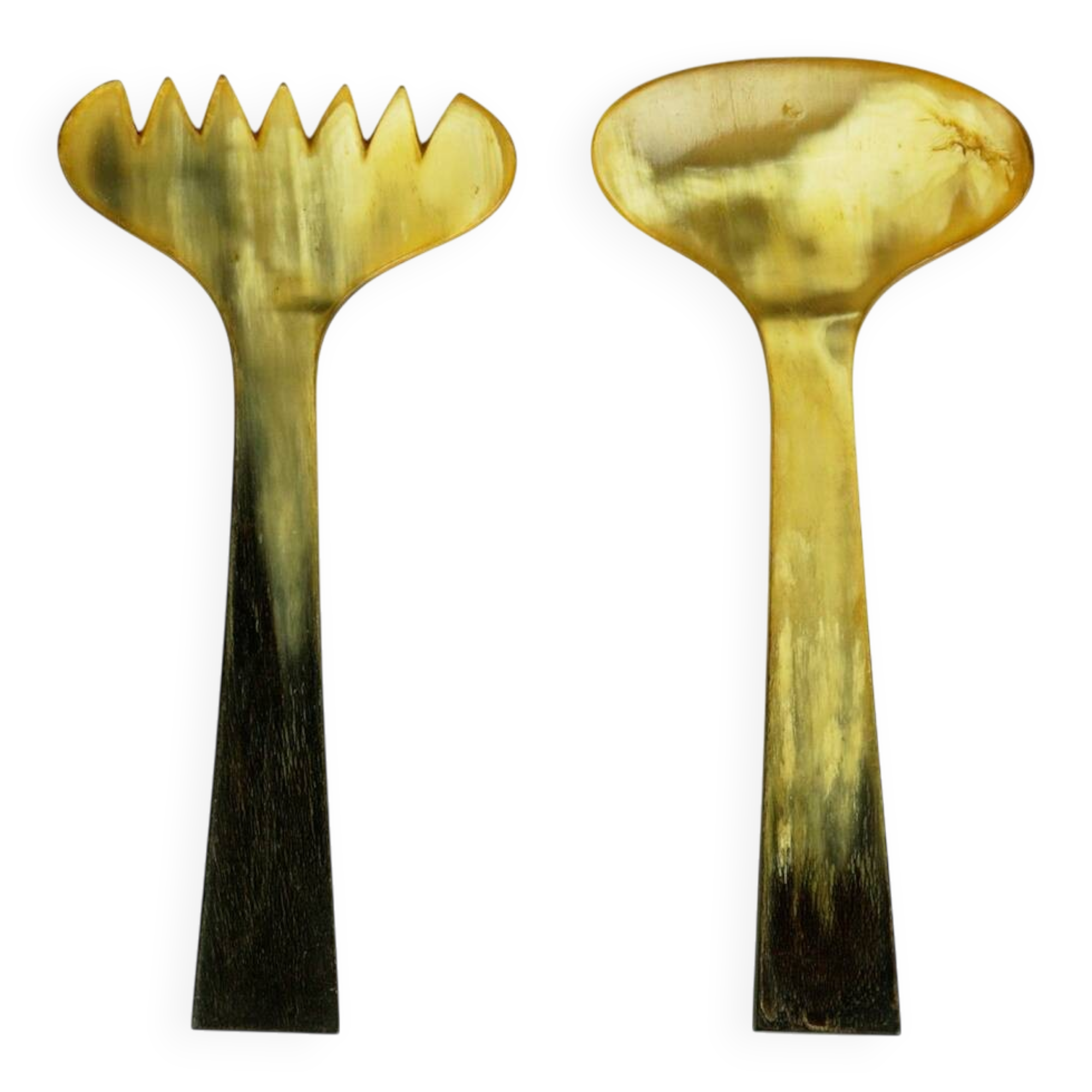 Hagenauer Vienna Horn Salad Servers