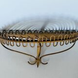 Rattan shelf, Italy 60s