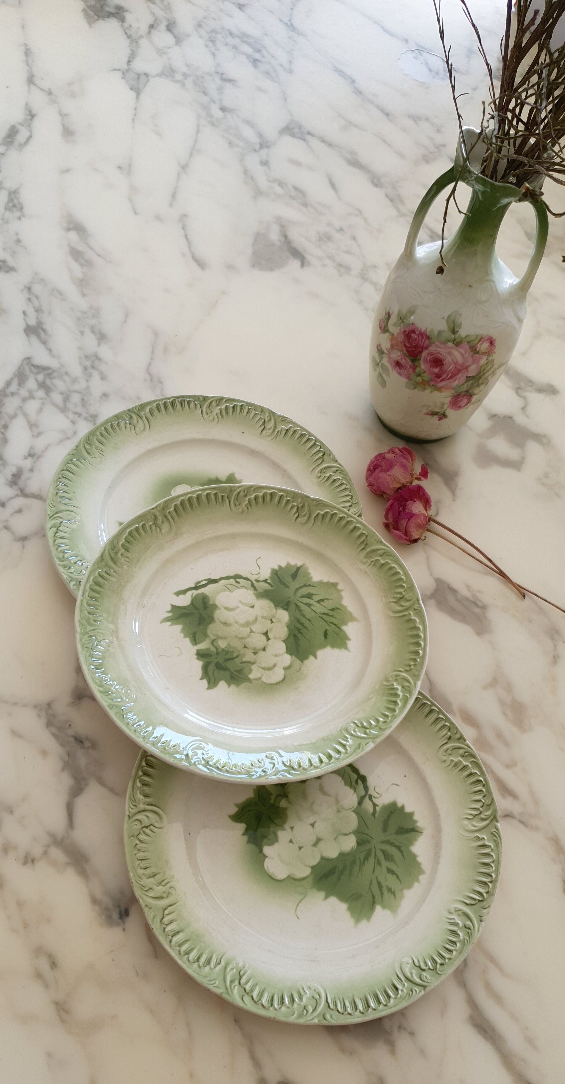 Digoin Sarreguemines plates