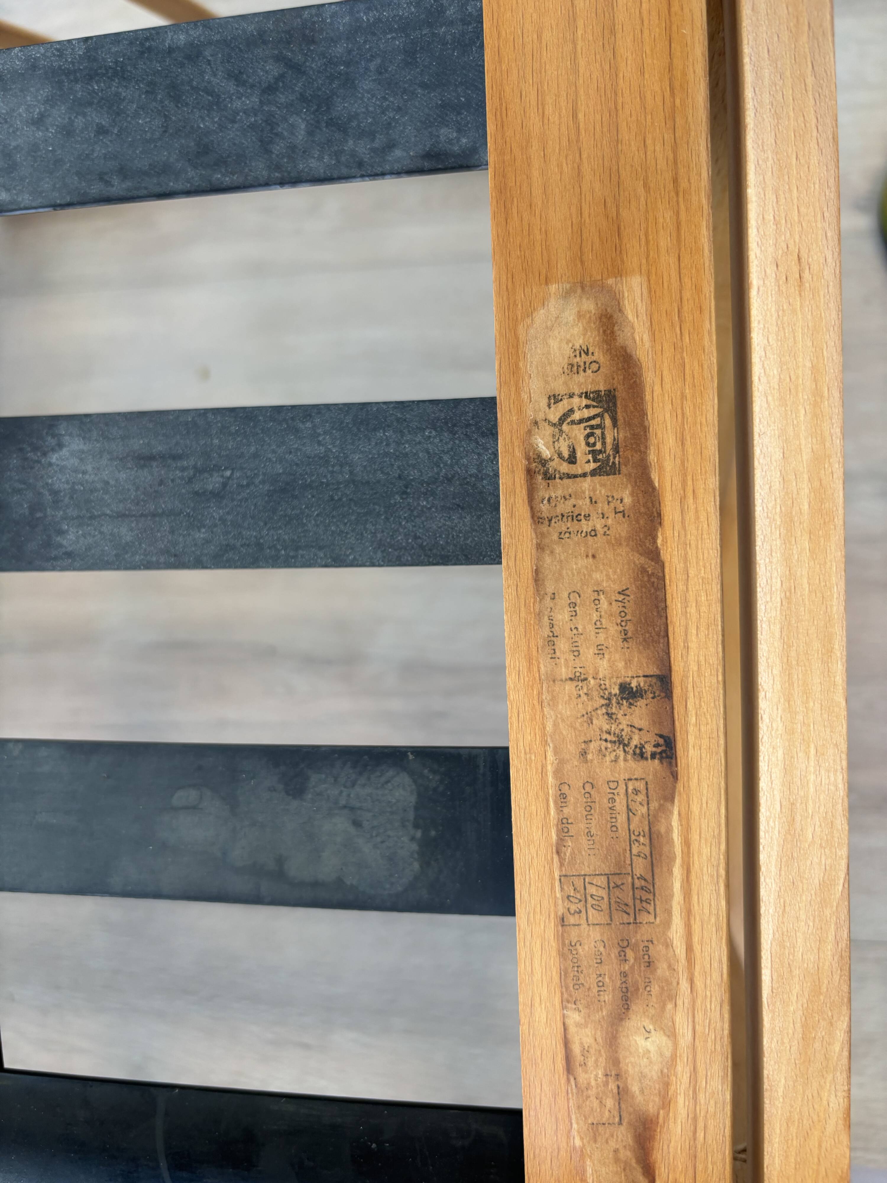 Fully restored boomerang lounge armchair by ton from czechoslovakia 1960’s