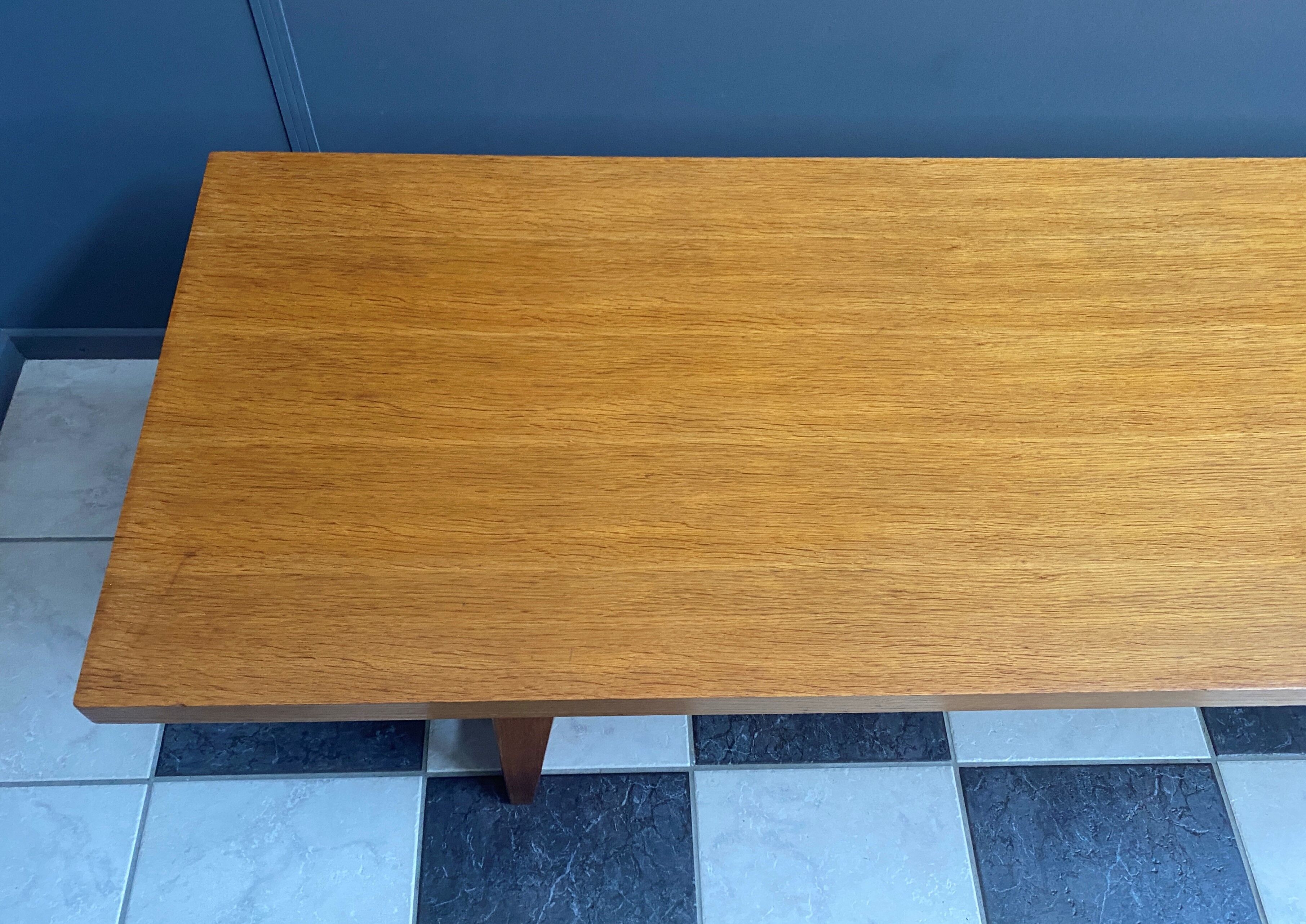 Oak coffee table 1960s