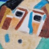 Roland Chanco (1924-2017), friend of Picasso - Oil on canvas - Olivia