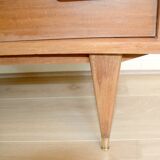 Vintage scandinavian style wooden dresser