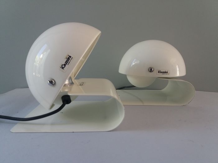 Pair of Guzzini lamps "Bugia" Giuseppe Cormio
