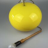 1960s/70s teak ceiling lamp by Uno & Östen Kristiansson for Luxus Sweden