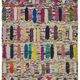 Tapis boho recyclé turc fait main 178 cm x 257 cm