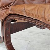 1970s, Norwegian design by Ingmar Relling, model "Siesta", pair of two chairs, original condition.