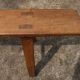 Paire de bancs de ferme en merisier 183 cm.