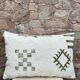 Handmade cushion cover in Berber wool: Moroccan Kilim cushion
