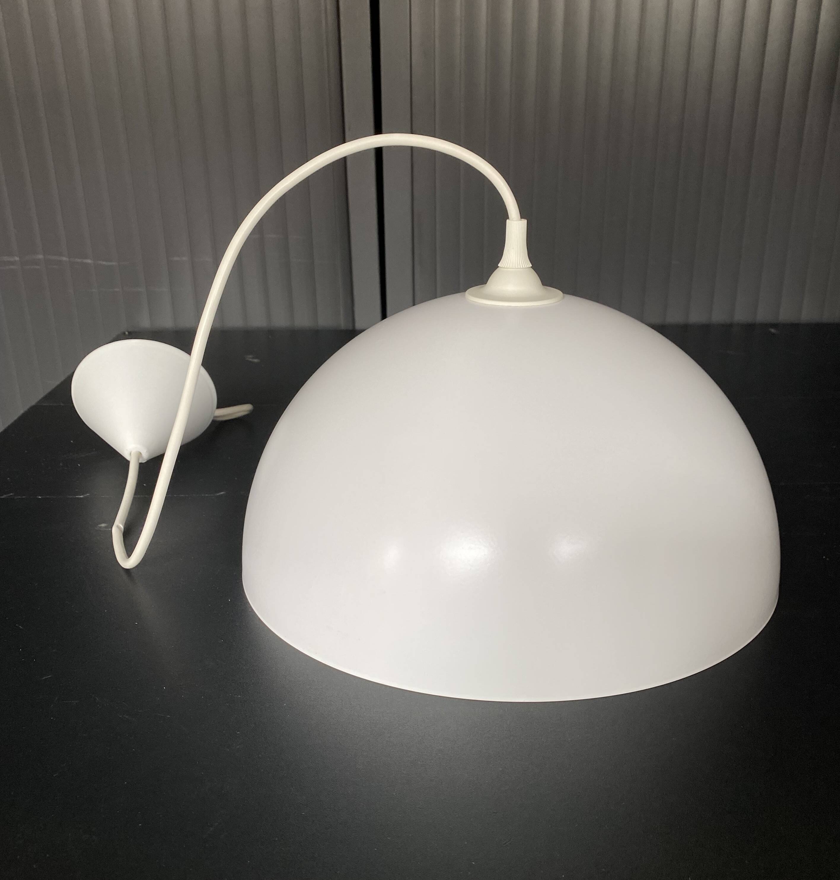 Lampe suspension Lustre Plafonnier blanc industriel E27