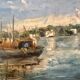 Original oil by Guy Pennamen – Concarneau, Brittany