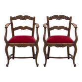 2 fauteuils/cabriolets style Louis XV
