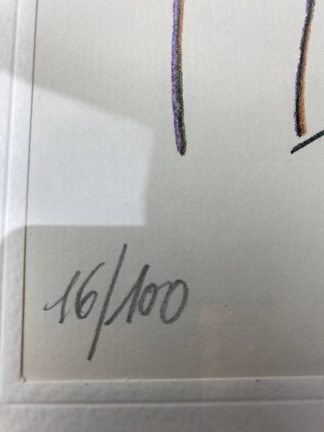 Lithograph by Jean Cocteau