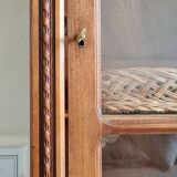 Antique Parisian glass cabinet - bonnet-maker type